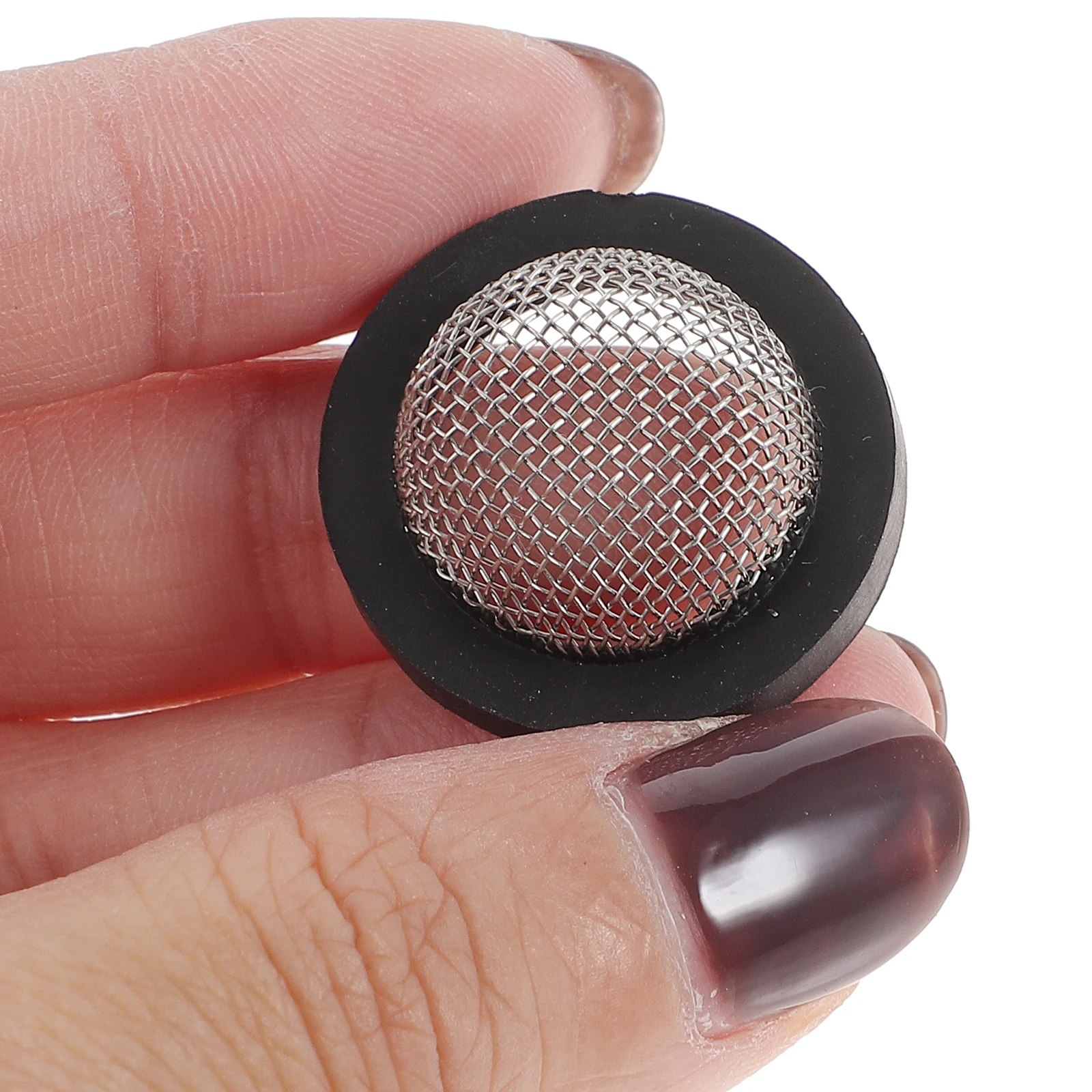 

20pcs Wire Mesh Gasket Steel Strainer Garden Hose Washer 3/4 Inch Rubber Ring Anti Rust Durable High Pressure