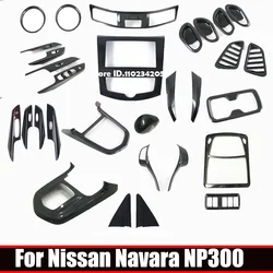For Nissan Navara NP300 ST 2014- 2020 Interior Accessories MT AT Gear Shift Panel Inner Door Handle window swtich Cover Trim