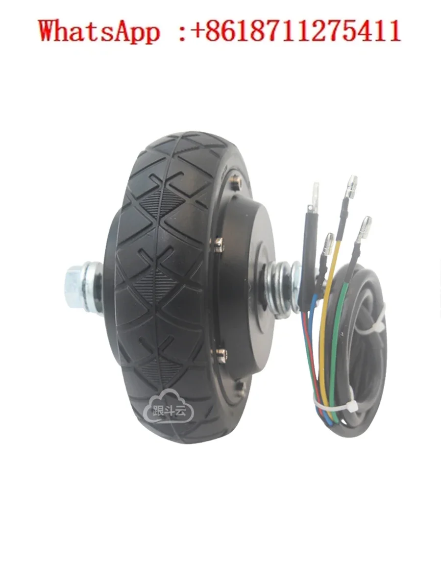 

5.5-inch toothless brushless hub motor, 139 motor, DC speed regulation, high torque track dozer