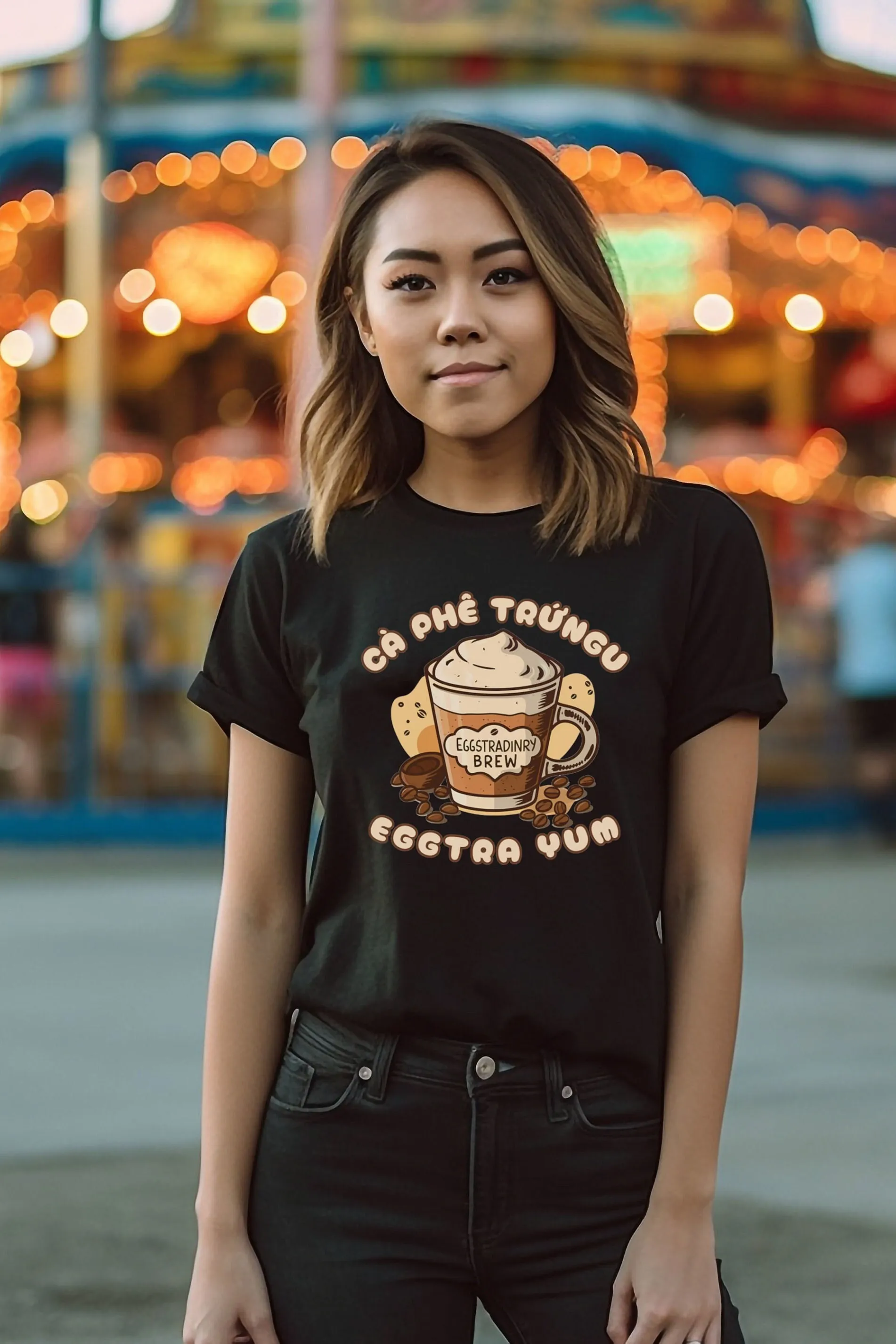 Ca Phe Trung Egg Coffee T shirt Funny vietnamese vietnam food lover cappuccino americano cafe latte mocha