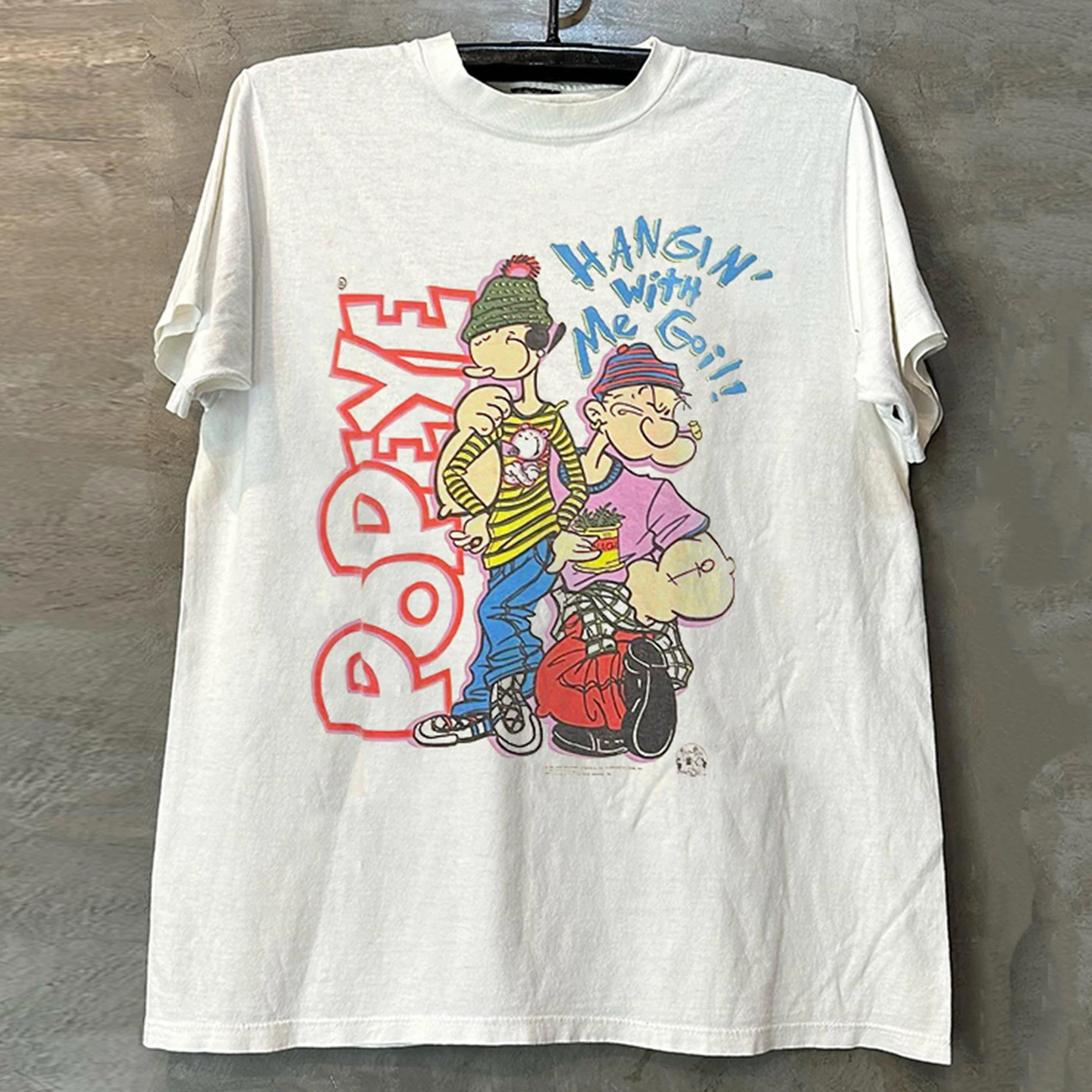 Sailor Short Sleeve round Neck T-Shirt American Style Cartoon Animation Lightweight Cotton Tee Casual Summer Fashion for Teens