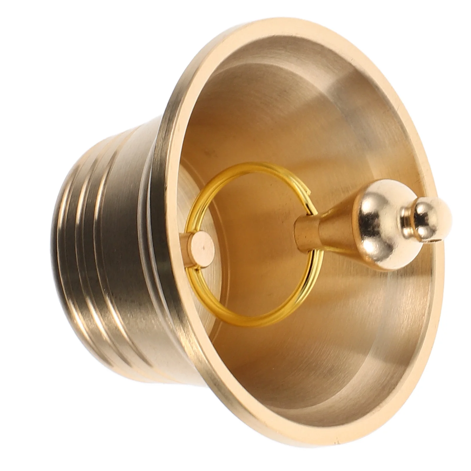 النحاس شنقا جرس قلادة خمر الحرف الرجعية جرس الذهبي زخرفة معدنية قلادة نحاسية طوق بكلاب DIY بها بنفسك ديكورات منزلية لحفل الزفاف #5