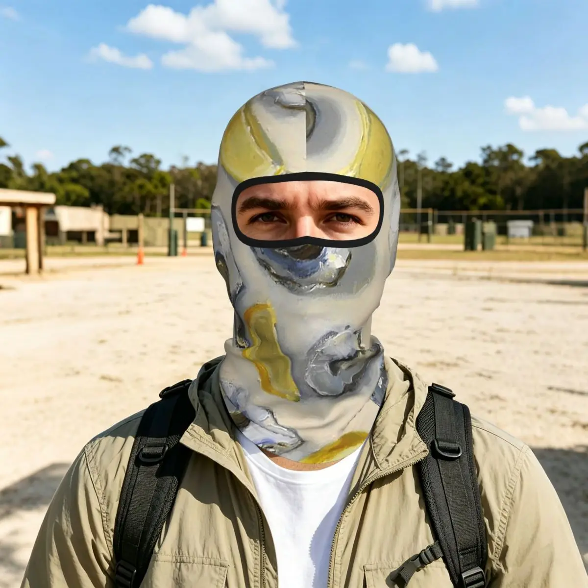 Australian Oysters And Lemons Still Life Thin Balaclava Full Face Mask Sun Protection Neck Gaiter For Motorcycle Cycling Outdoor