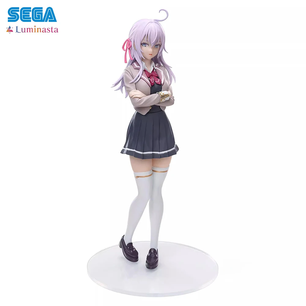 Original New SEGA Luminasta Alya (School Uniform) (Alya Sometimes Hides Her Feelings in Russian) 18cm Anime Model Figrue