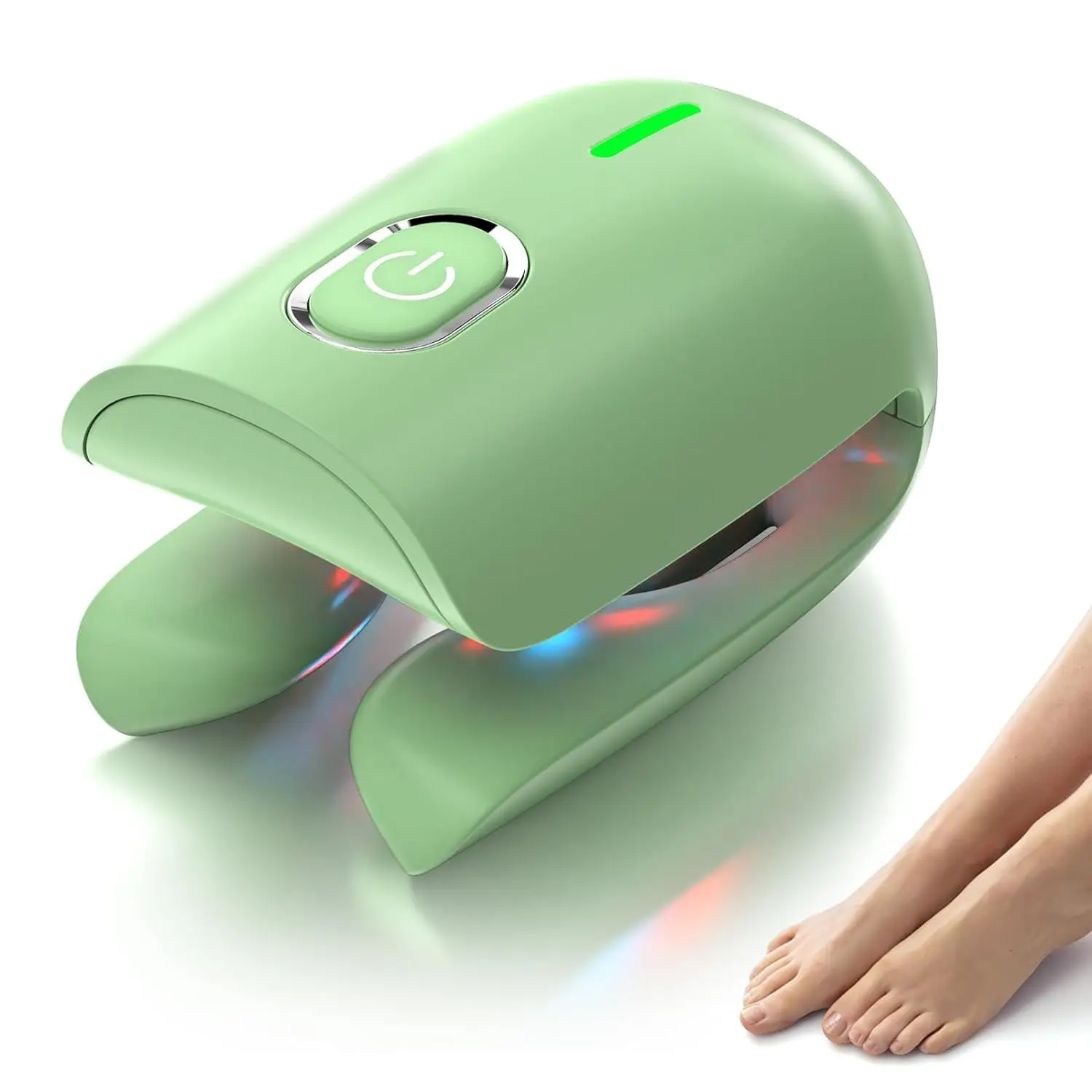 

Nail Fungus Laser Assist Tool 407nm Blue Light+905nm Infrared Light Nail Phototherapy Lamp Effectively Remove Clean Foot Care