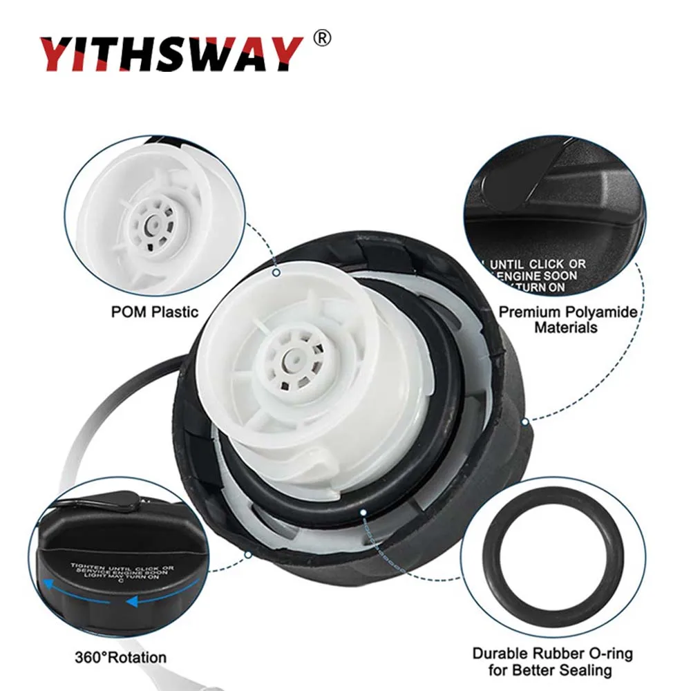 1711A004 Car Inner Fuel Tank Cap Gas Cap Tank Filler Cover for Mitsubishi Eclipse Endeavor Galant Outlander Sport 2013-2019