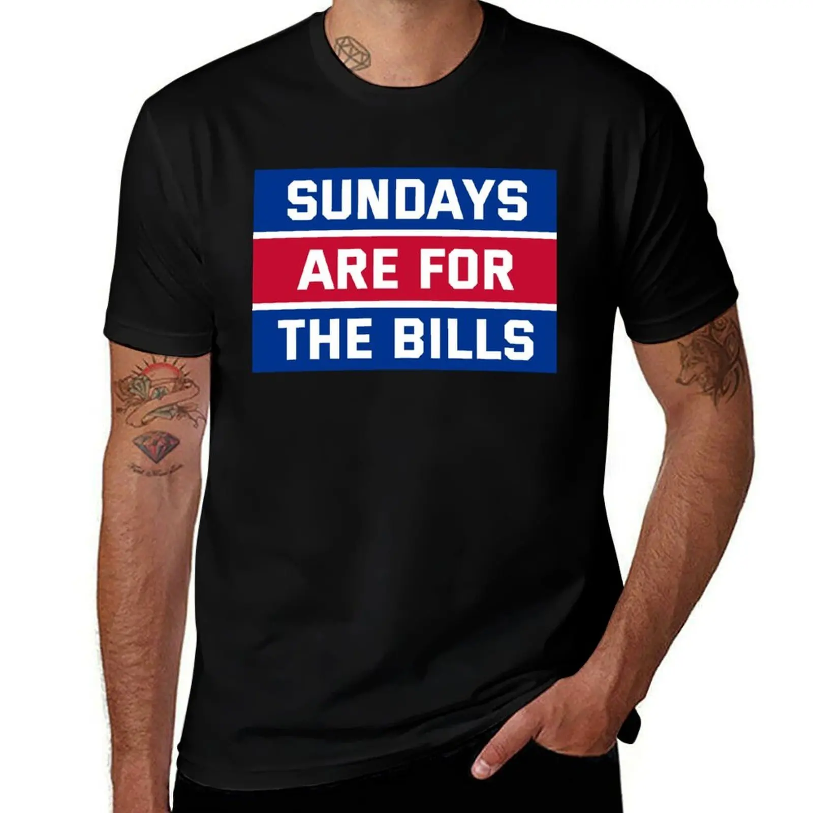

Sundays Are for the bills T-Shirt t shirt custom print man t shirt heavy cotton man t shirt cotton T-Shirt