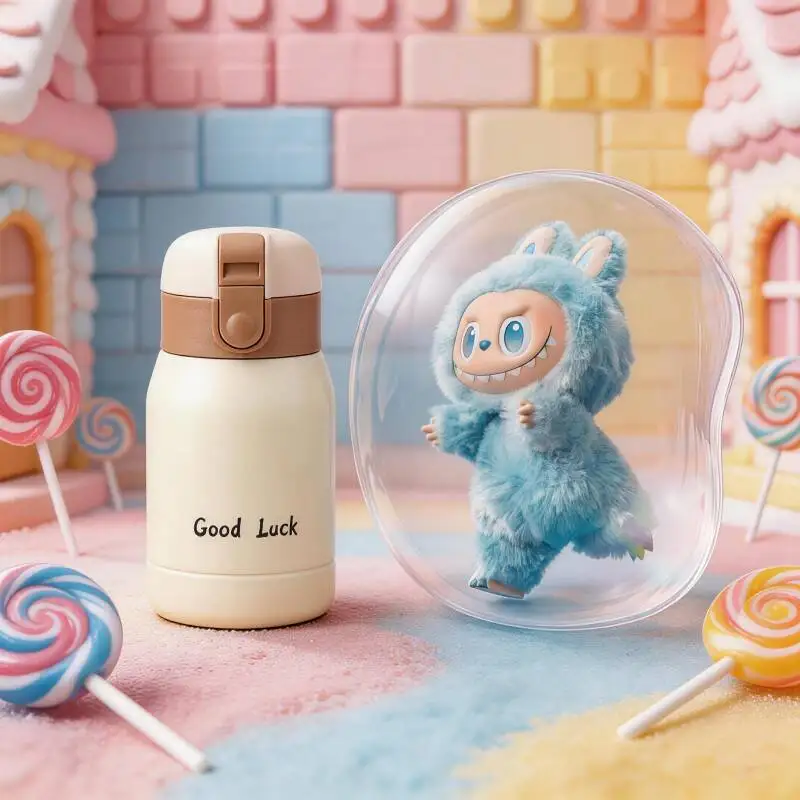 

Термос-кружка POP MART THE MONSTERS Forward High Energy Series LABUBU: прочный материал, вакуумная изоляция, длительное использование