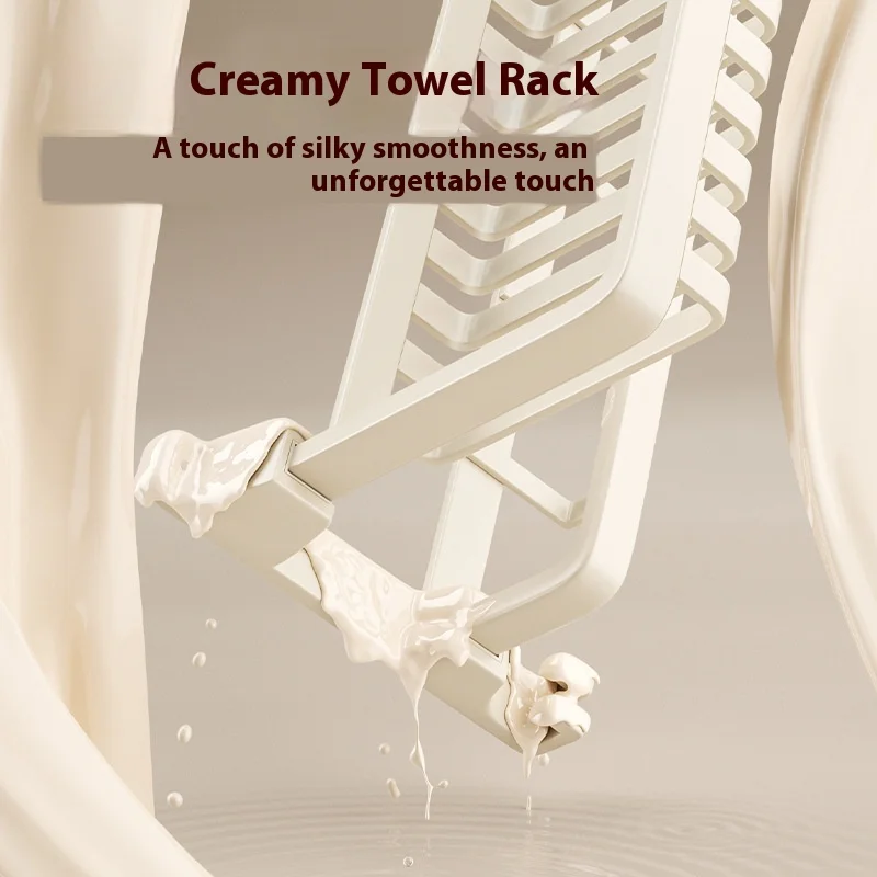 Picture 4: Bath towel rack, bathroom shelf, integrated hanging accessory, toilet storage rack, space aluminum towel rack
