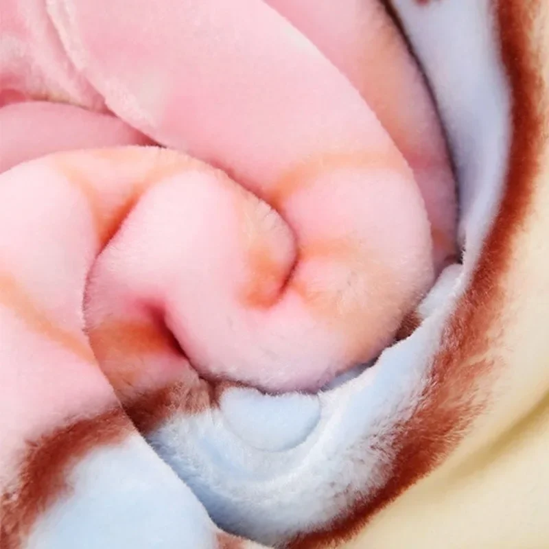 Baby Blanket Autumn Winter Newborn Super Soft Warm Blankets Cartoon Swaddle Kids Bedding Blanket