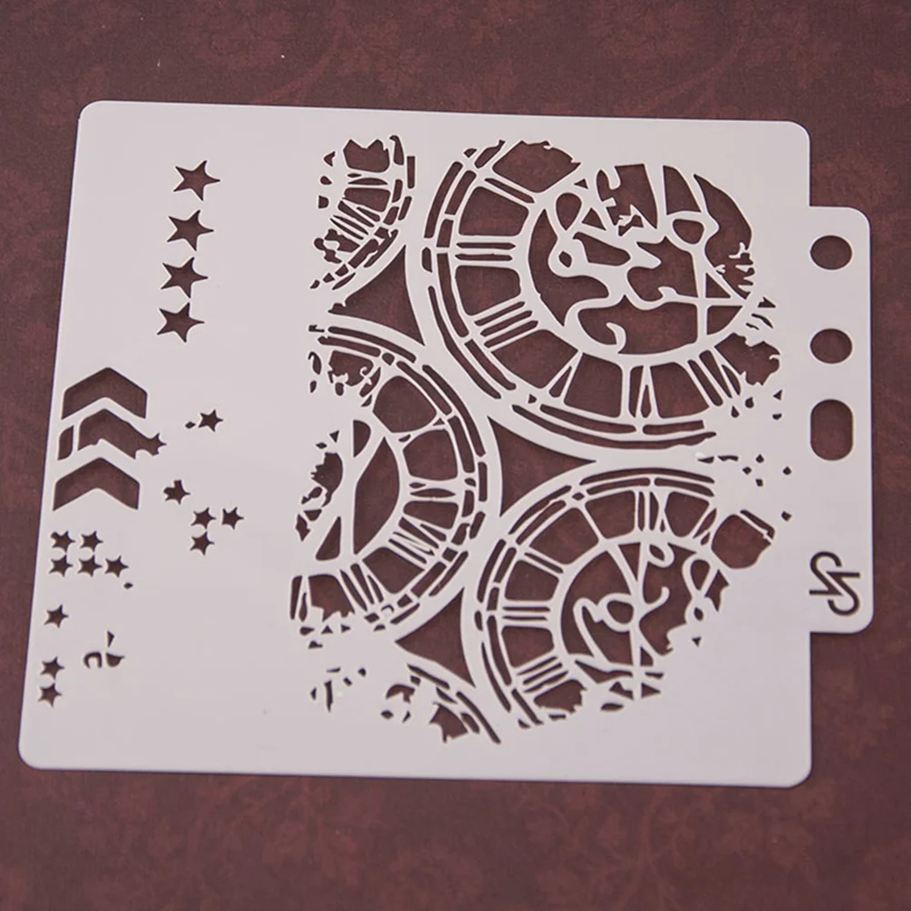Drawing Stencil Assorted Patterns Hollow Out Painting Template for Craft Scrapbooking DIY Cake Decor (S70)