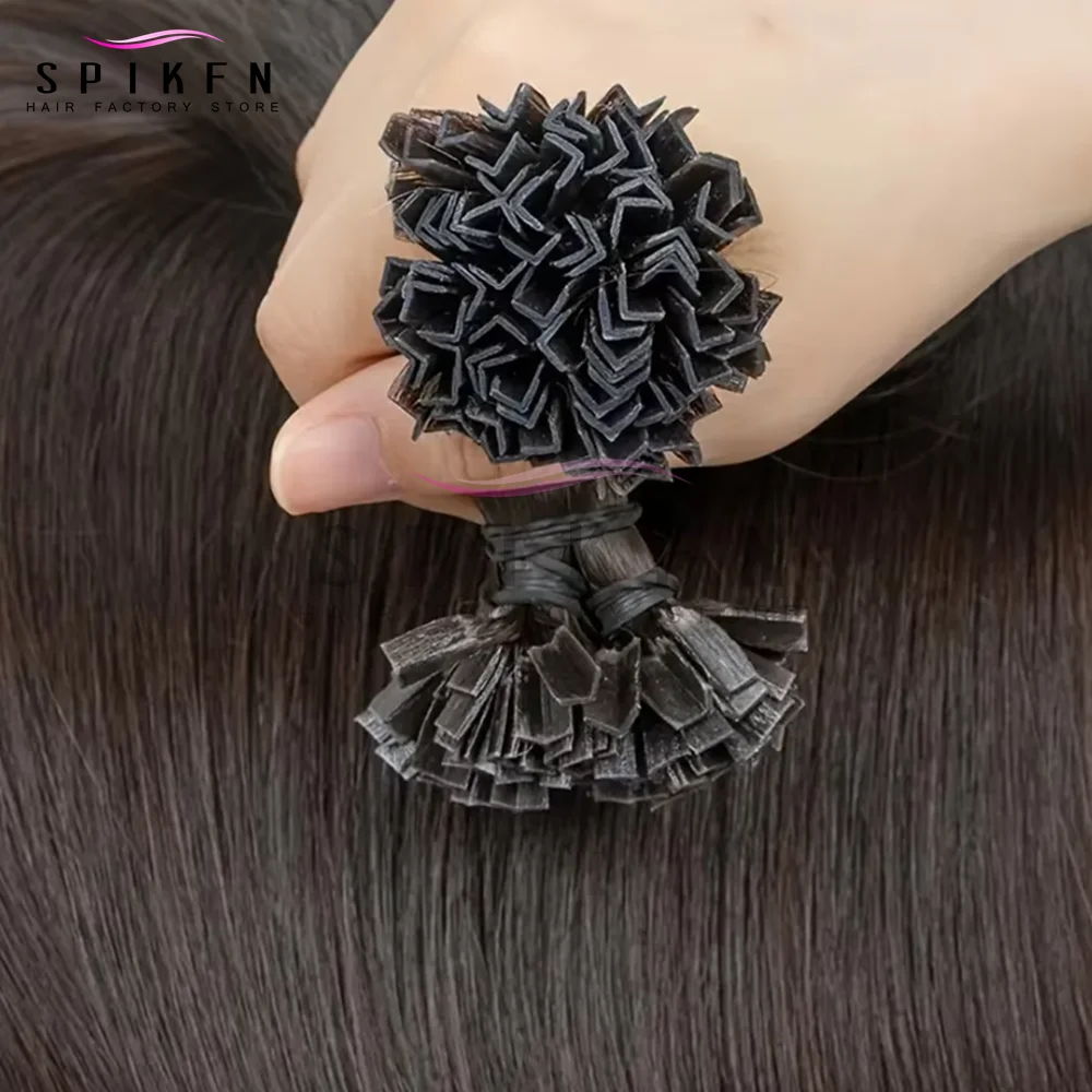 ブロンドフュージョンKチップヘアストレート12-20インチケラチンチップ人毛カプセル入り50本/パック30gホットプレボンドヘア女性用