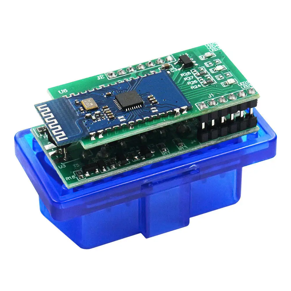 2Layer Hardware V1.5 Chip PIC18F25K80 ELM327 Bluetooth V1.5 Auto Code Reader Super MINI ELM 327 Works Android Symbian Double PCB