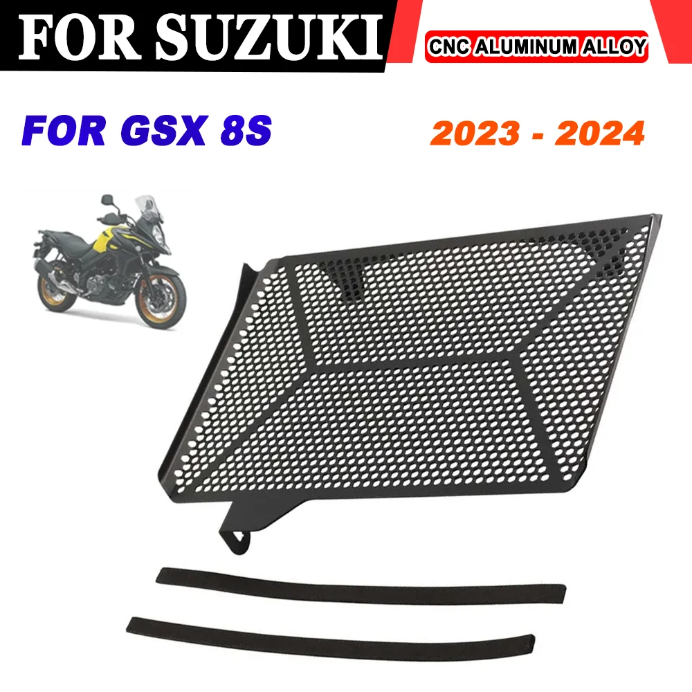 

Motorcycle Accessories Radiator Grille Guard Grill Protection Cover Protector For SUZUKI GSX 8S GSX 8R GSX8 S GSX8 R 2023 2024