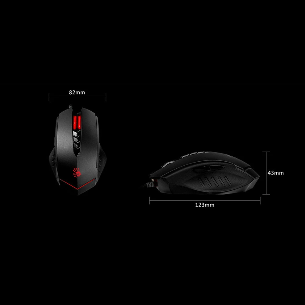 Imagem -06 - Wired Gaming Mouse para Sangrento Botão pc Construído em Armazenamento Versão de Ativação V8m 3200dpi 3d