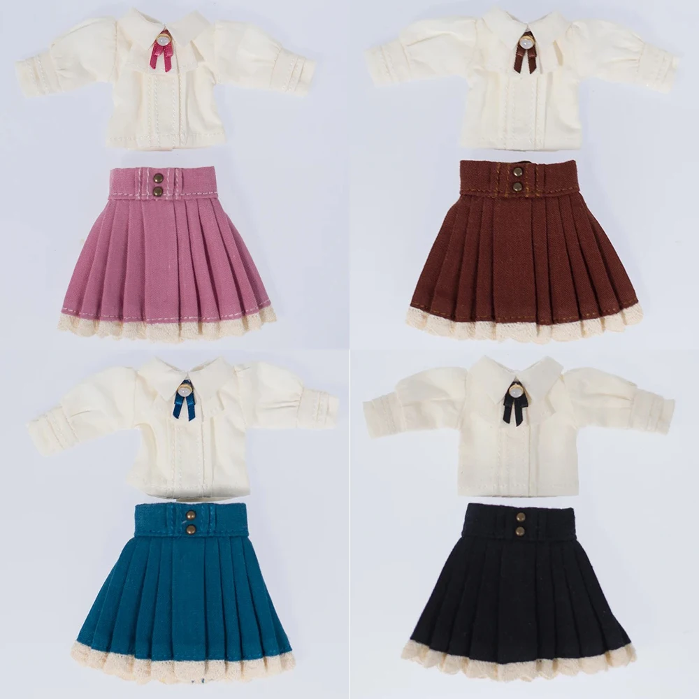 オリジナル Ob11 人形服ローマの休日セット人形スカートヨーロッパスタイルの服 Ob11、オビツ 11、モリー、Gsc、Ymy、1/12bjd 人形