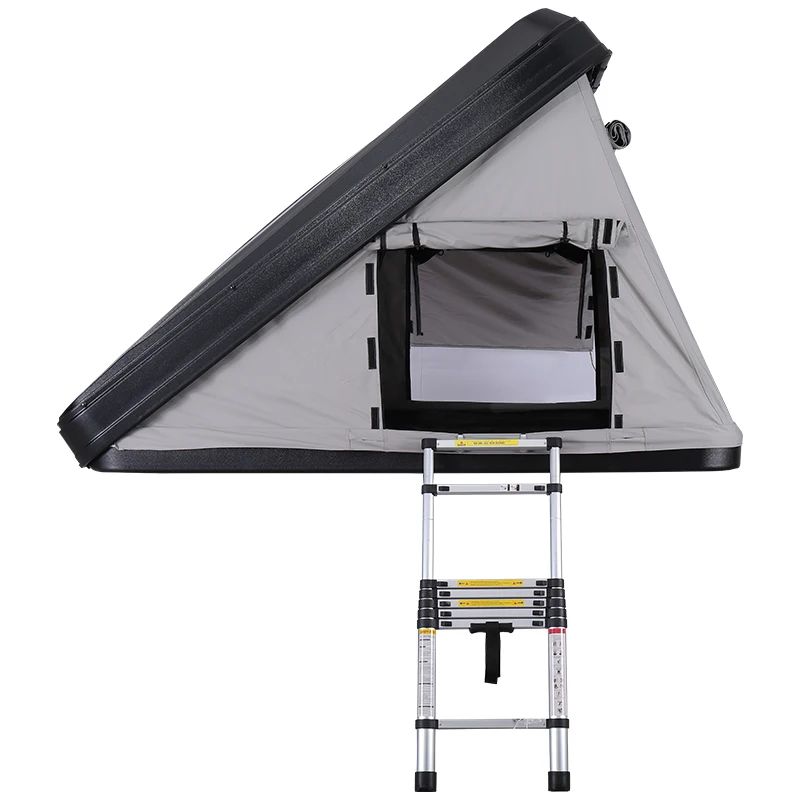 

High-end triangular roof car tent weatherproof safety ladder equipped car tent
