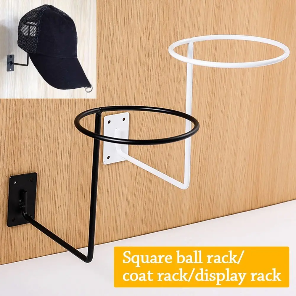 

Настенная вешалка для шлема, витрина, черно-белая подставка, органайзер, держатель для крышек, стойка, крючок для перфорированной доски, аксессуары, металл