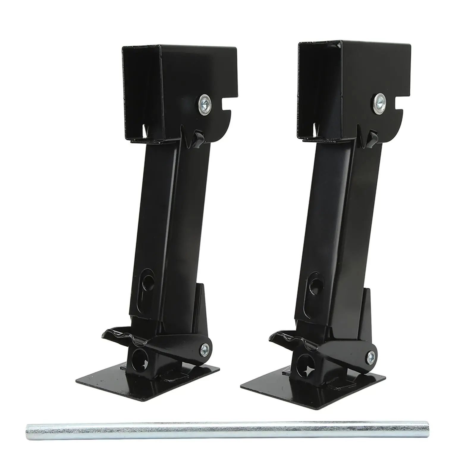 Telescoping For Trailer Jack Support with 650lb Capacity   Wear Resistant & High Strength