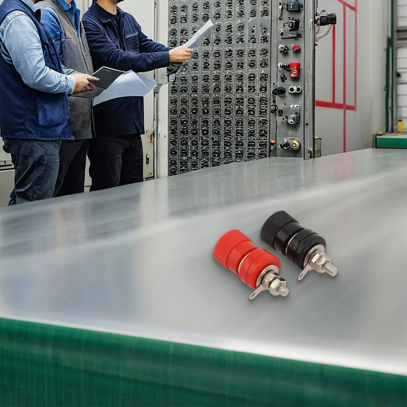 For Various Equipment 4mm Terminal Connector JS-999B Terminal -in Resistance Screw Type Easy To And Unplug For