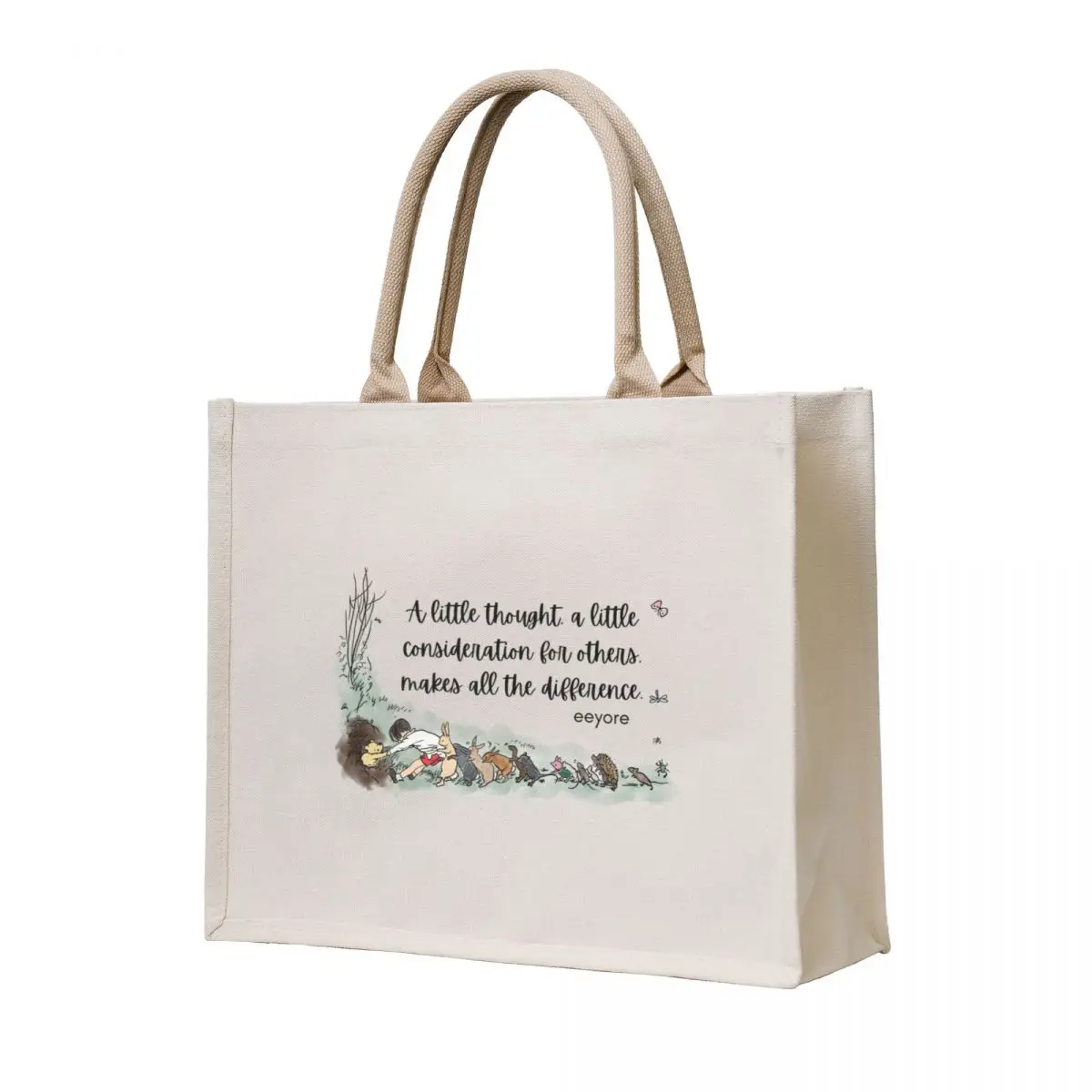 

A Little Kindness...Makes All the Difference Tote Bag large tote bag custom canvas bag reusable shopping bags
