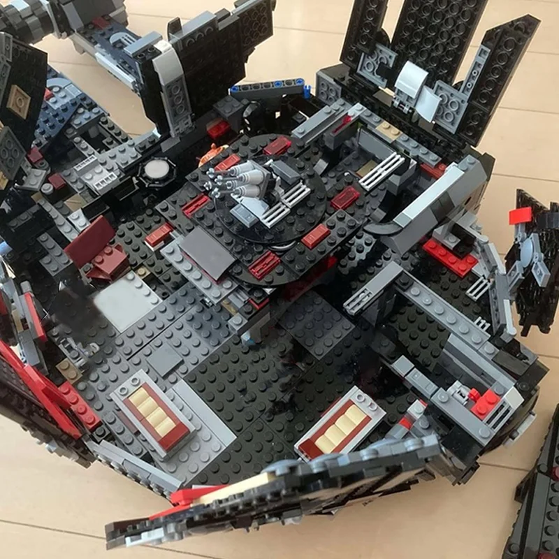 1400pcs MOC Dark Outrider Shadows The Empire Star Battle Model Building Blocks Assemble Toy DIY Christmas Gift Idea Brick Kids
