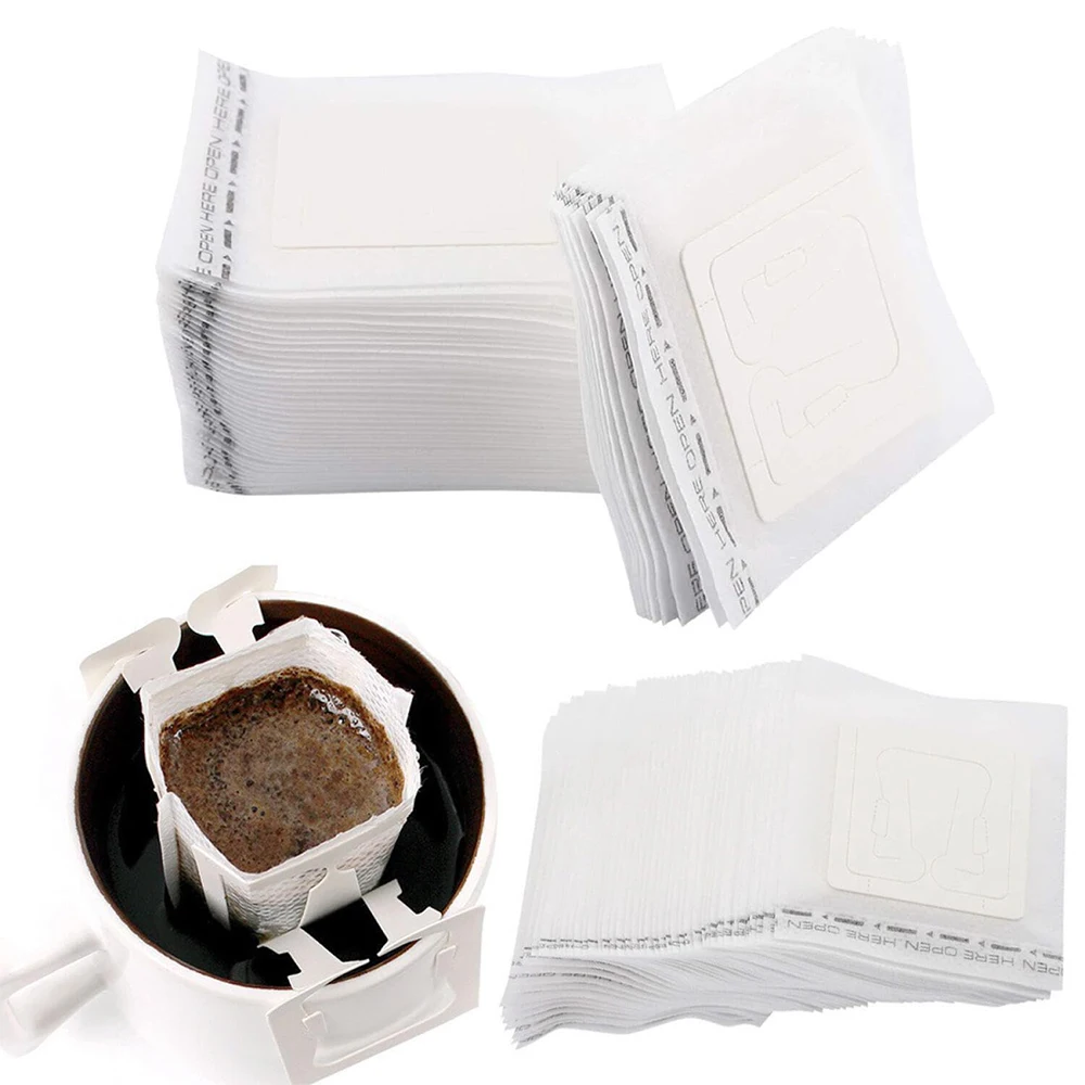 Filtro de Café Descartável com Abas 102 103 104, Papel Alimentício 150 Unidades para Cafeteira