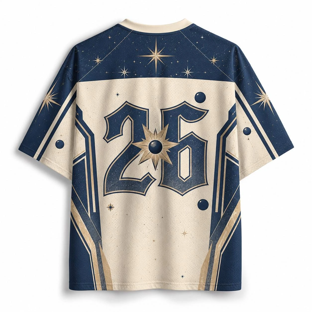 2026 Summer Fashion Trendy Space Celestial Design Drawing 3D Printing Outdoor Leisure Fitness Style V-neck T-shirt Large
