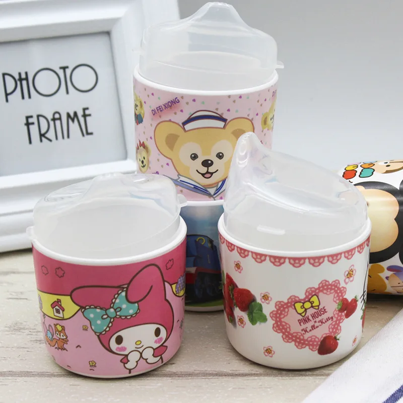 2024 Kawaii Cute Sanrio Hellokitty Baby Pacifier Cup Tableware Children's Water Cup Cartoon Cute Girl Birthday Gift For Children