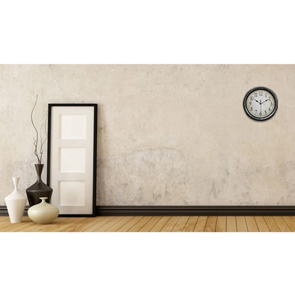 

1pc Retro Style Metal Wall Clock 12.5 Inch Silent Non-Ticking Quartz Movement Decorative For Living Room Bedroom Cafe Home Large