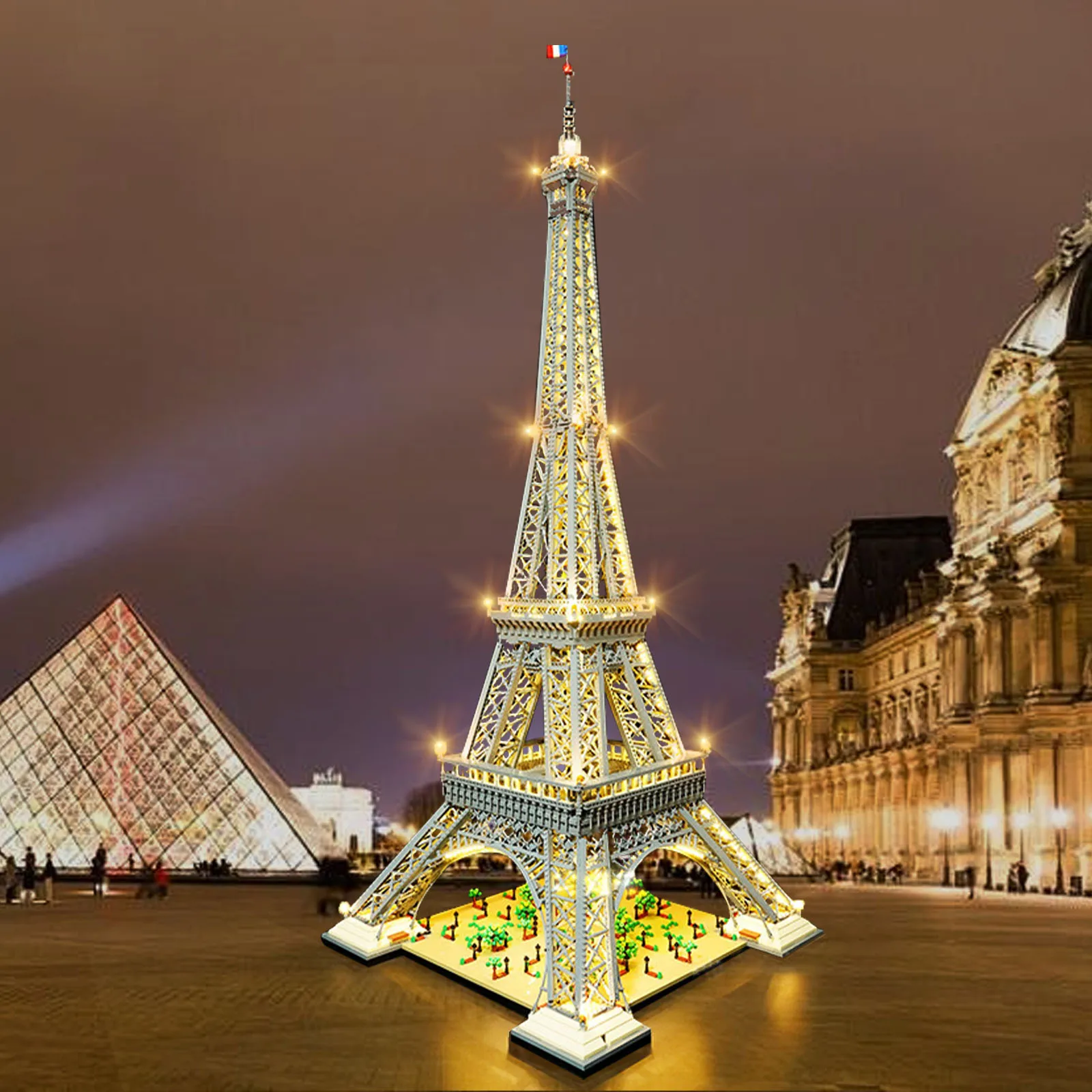 

LYBMTWF LED Light Kit Compatible with Lego 10307 Eiffel Tower (NOT Include The Model Bricks)