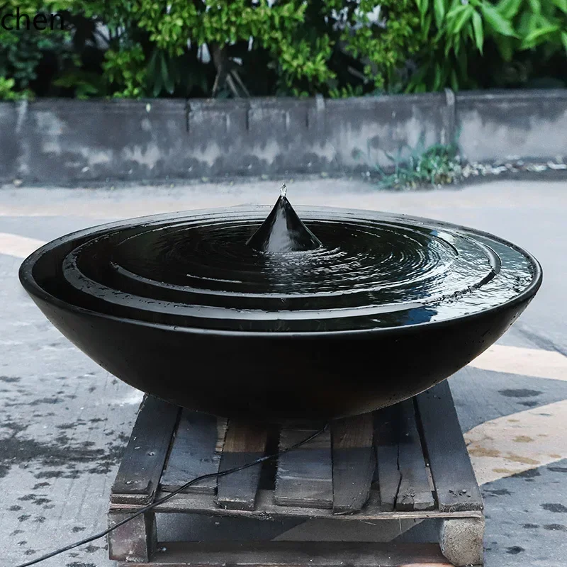 bj-a Large Fiberglass Sculpture Base Device Fountain Water Pool Landscape Ornament Ready to ship and purchase with peace of mind