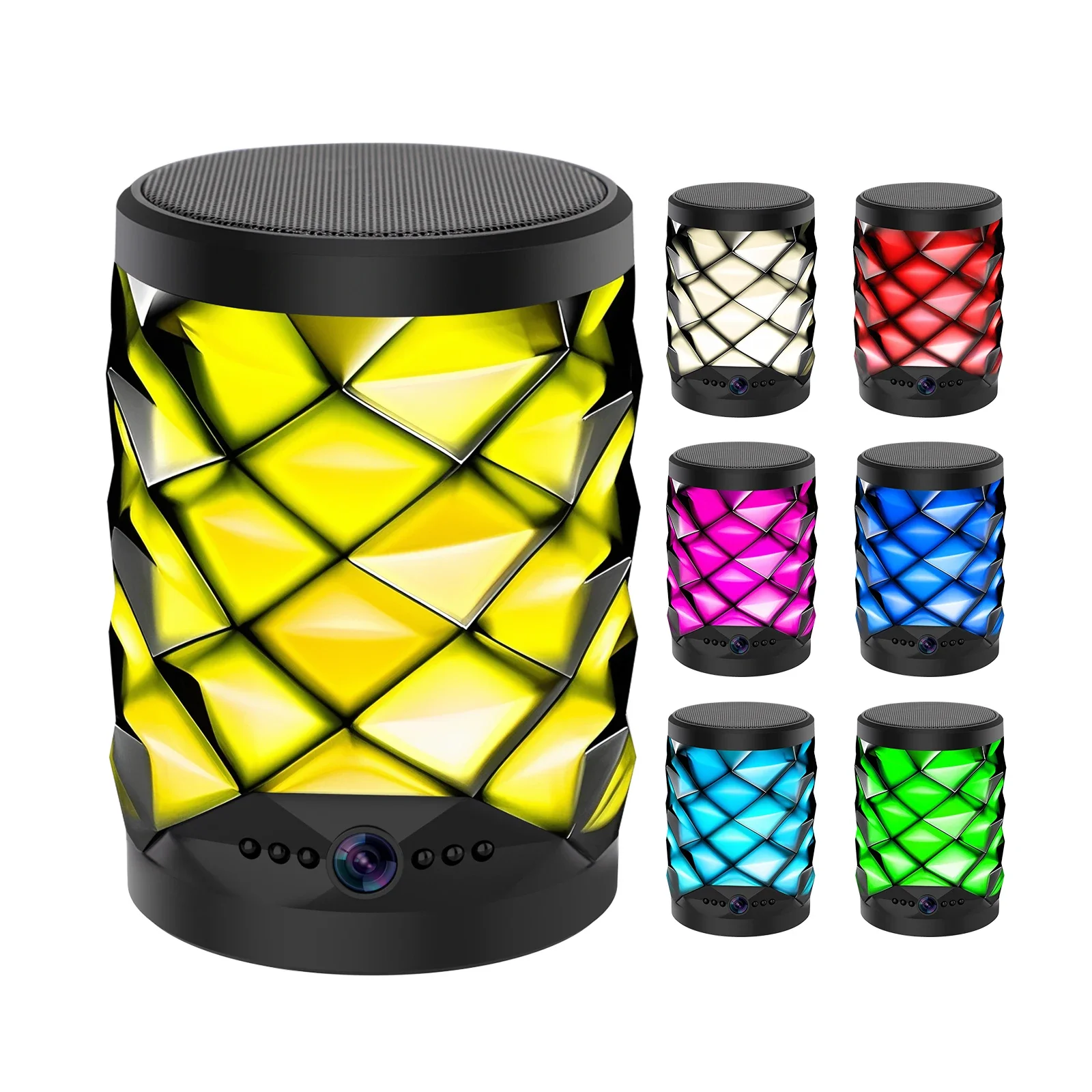 HD 4K Mini Digital Video Recorder Camera with Infrared Night Vision Motion Detection  bluetooth Speaker  with security camera