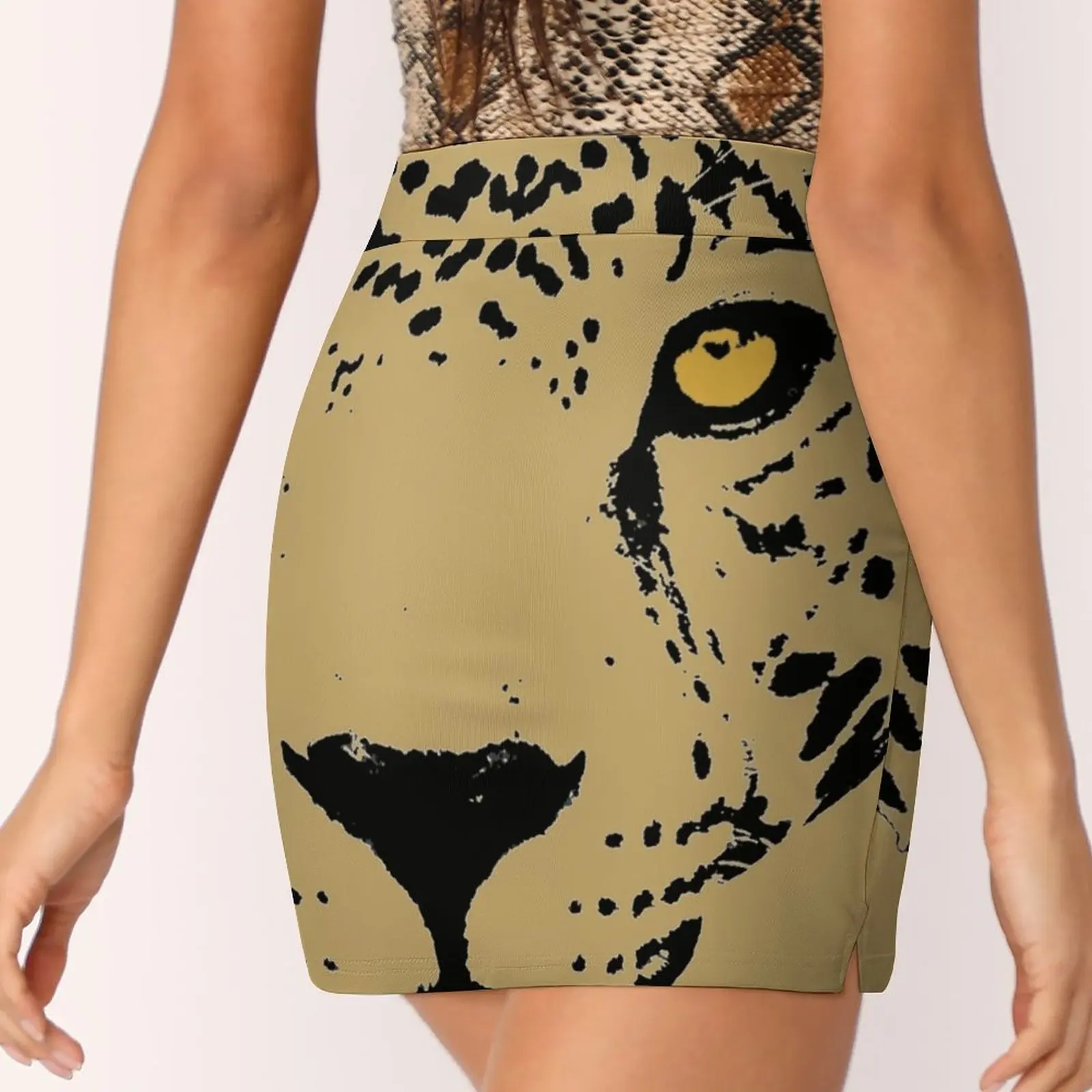 Women's skirt Sport Skort Skirt With Pocket Fashion Korean Style Skirt 4Xl Skirts Giaguaro Panther Panthera Onca Animal Wild