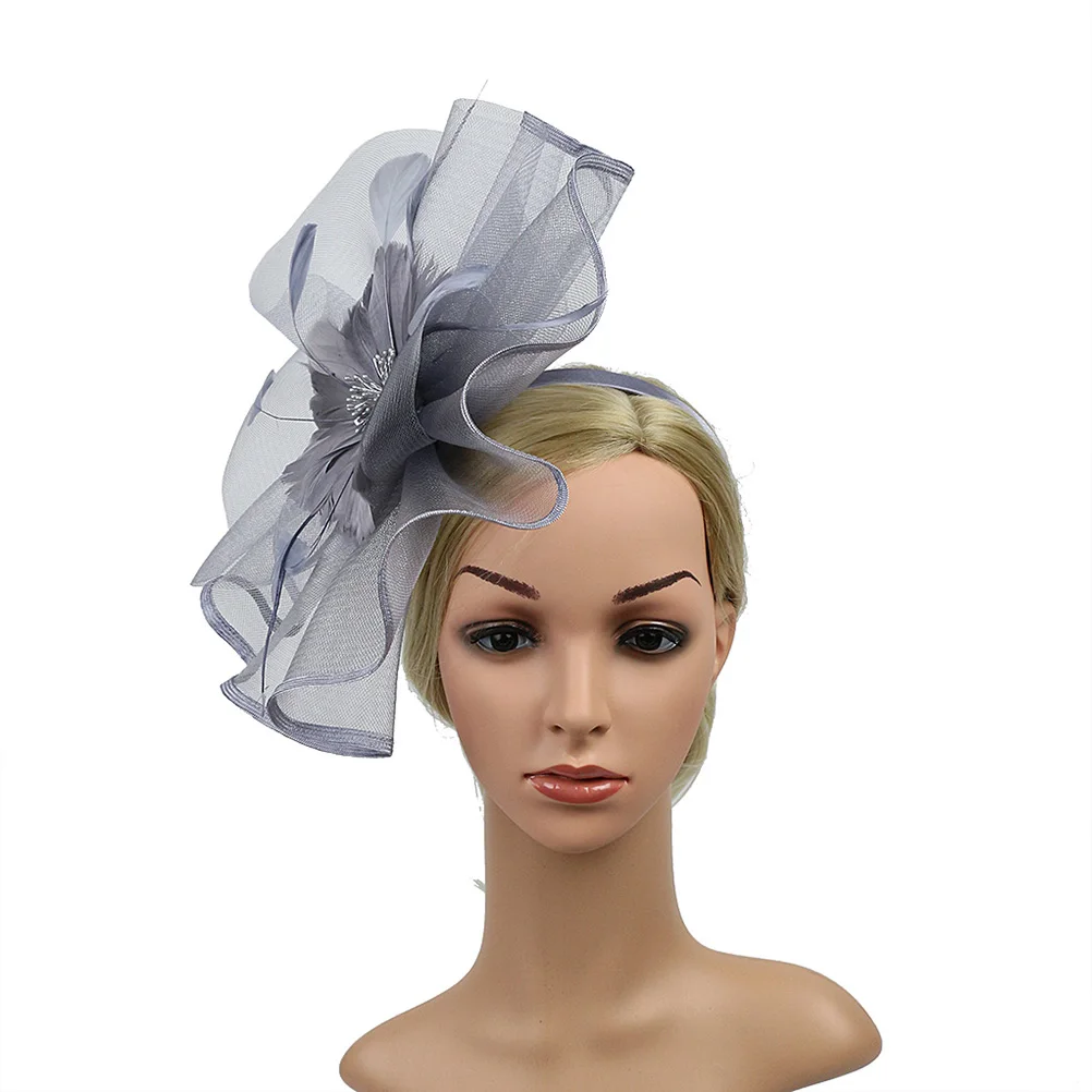 

Hair Accessories Top Hat Headband Miss Women's Hats & Caps Floral Headbands for Party