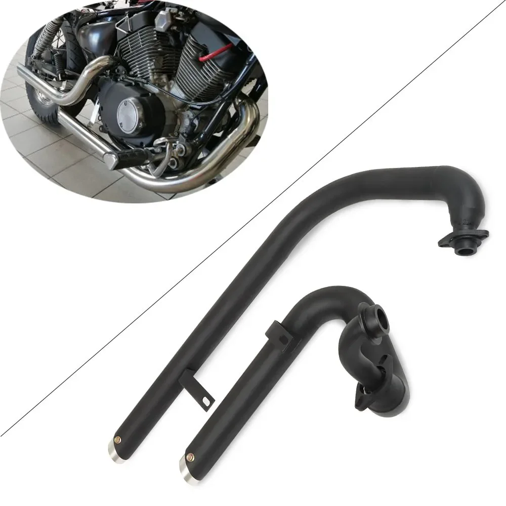 Sistema de escape de acero inoxidable, Kit de silenciador para Yamaha Virago XV125 125 XV 125 XV250 XV 250