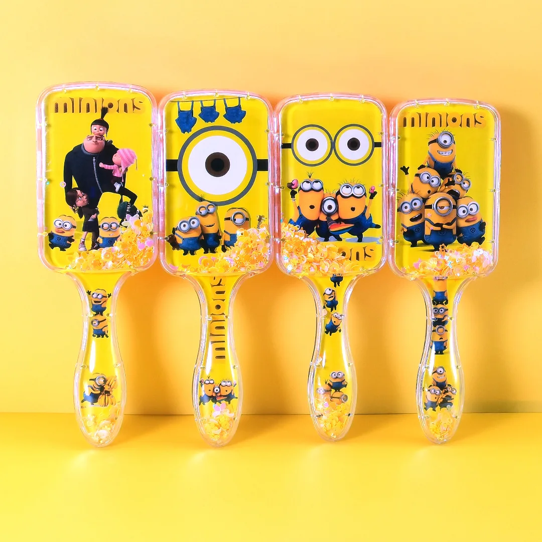 

New model Minions Air Cushion Comb My Melody Cute Portable Massage Comb Cartoon Animation Girls Cute Comb Student