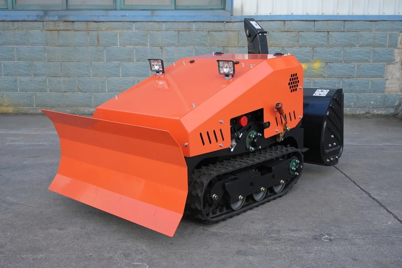 Advanced Multi Functional 16HP Diesel Remote Control for Residential and Hospital Snow Removal Crawler Snow Blower