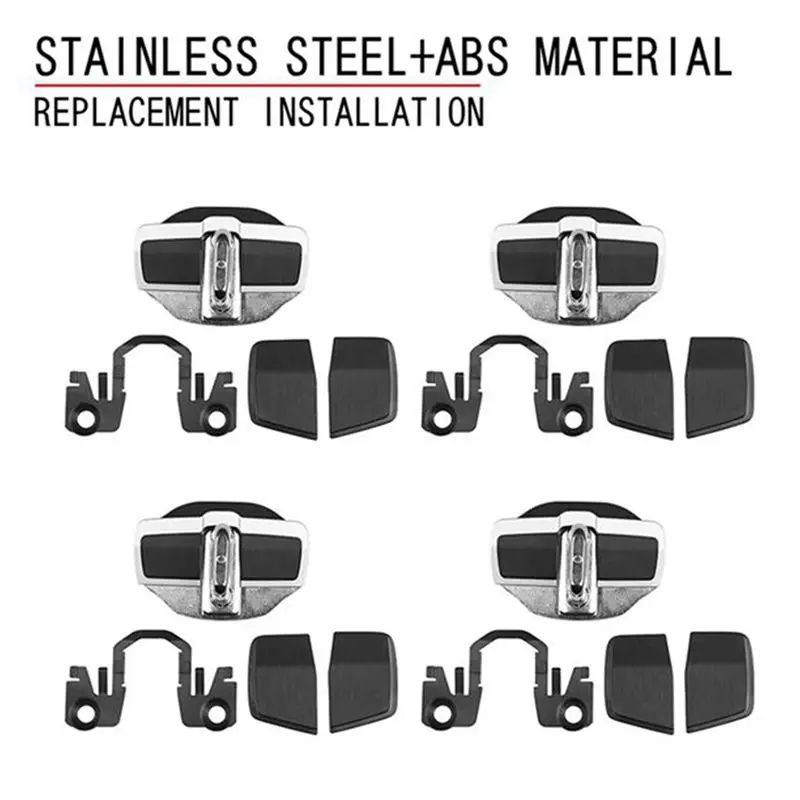 12 Sets Door Stabilizer Door Lock Protector Latches Stopper Covers For Nissan E12 E13 C27 C28