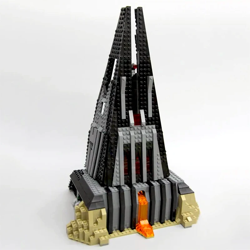 الإبداعية نجوم مقاتلة دارث فيدر القلعة اللبنات سفينة الفضاء العمارة السوداء تجميع الطوب اللعب هدية للطفل الكبار