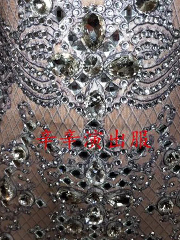 High Quality Hot Diamond Elastic Jumpsuit 2024 New Fashion Customized Women'S Clothing