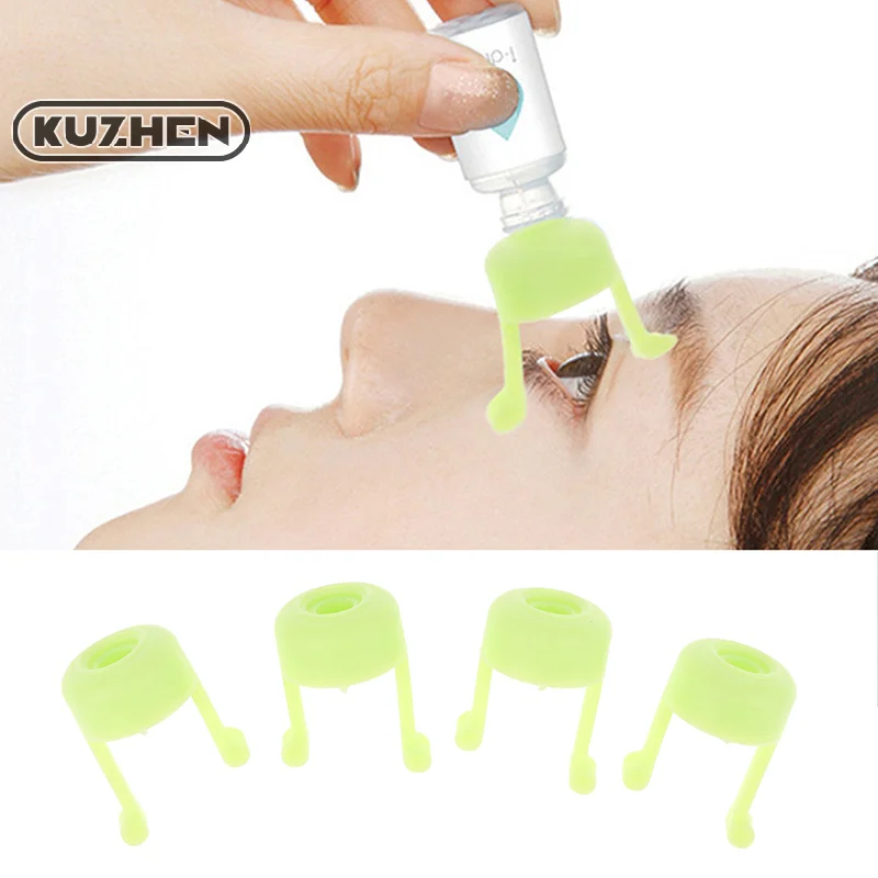 Professional Silicone Eye Drop Bottle Helper Eyedrops Holder Drop Clear Eye Redness Fatigue Relief Eyestrain