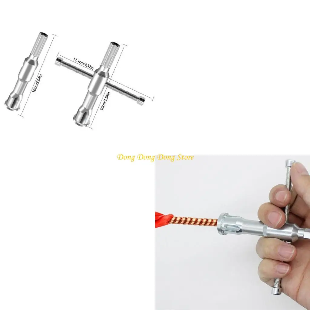 

4xba Professional Electrician Tool для автоматического проводного считывания и скручивания ручного кабеля скручиваемого разъема