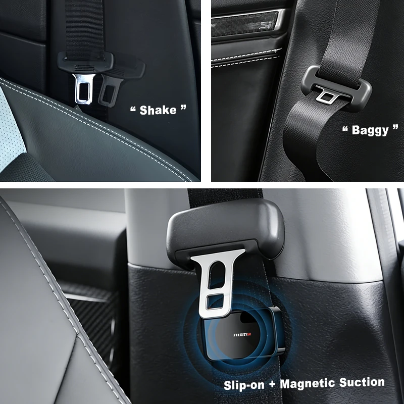 Magnetischer Autosicherheitsgurt-Halter und Stabilisator für Nismo Nissan Juke Tiida Teana GTR 350Z 370Z 240SX Fairlady