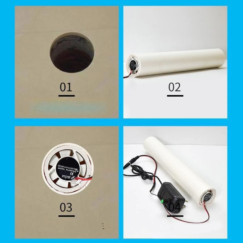 Inline Pipe Duct Fan เครื่องปรับอากาศ เครื่องสกัด ระบายอากาศ Wall Air Clean KXRE