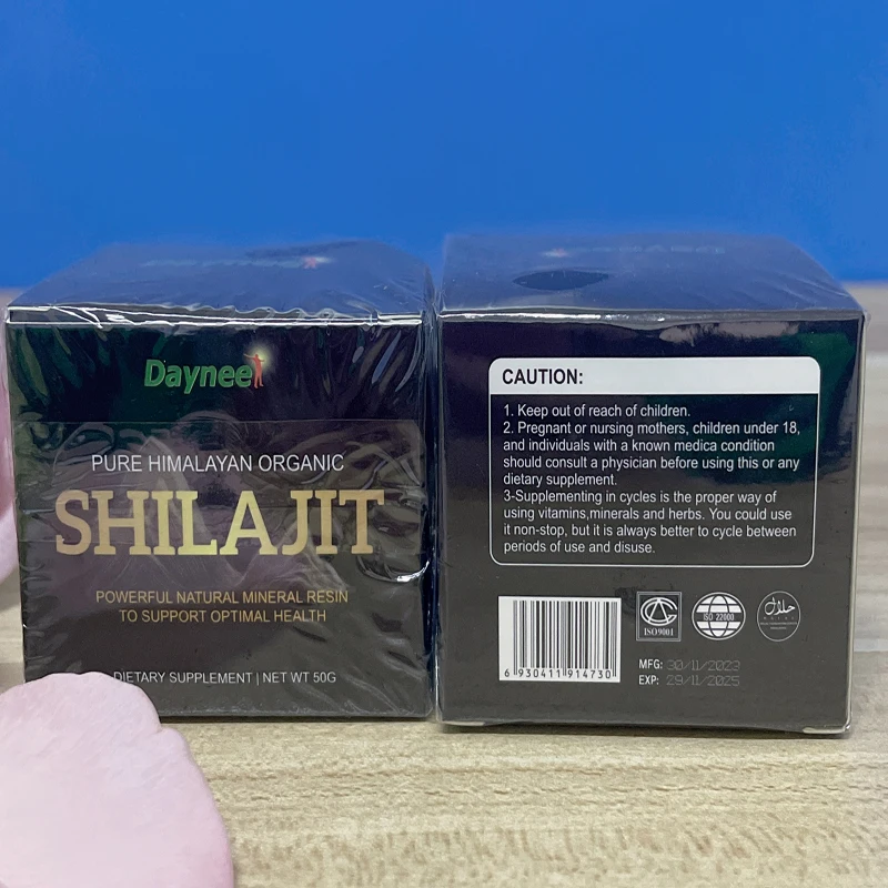 Pure Organic Shilajit Resin 50g Trace mineral With Magnesium Salt Rich Humic Fulvic Acid Himalayan Shilajit