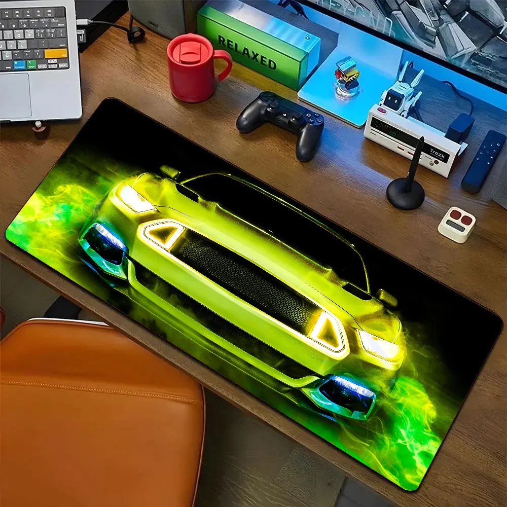 Tapis de souris C-Cool Car F-Ford Mustang, tapis de bureau non ald, adapté pour le bureau, la culture, les médicaments, les sports électroniques, le jeu, clavier média