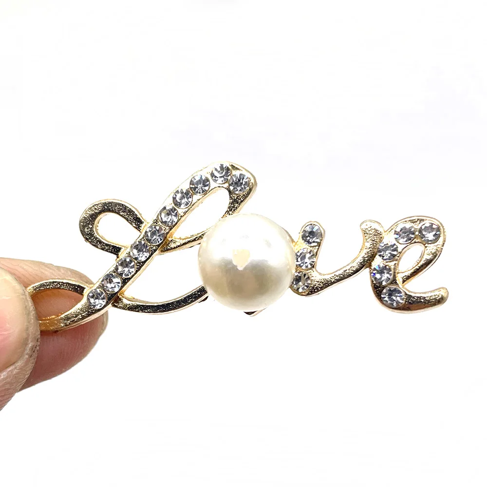 Designer Shoe Charms Metal Bling Pearl Shoes Decorations Alloy Jewelry Shoe Accessories For Wristbands Girl Gifts