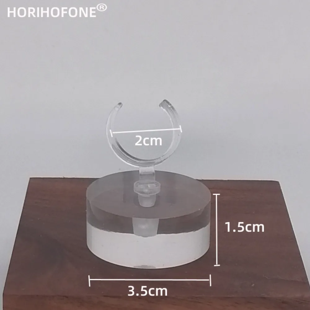

Геометрическая прозрачная акриловая подставка для колец, коробка для обручальных колец, органайзер для серег и ювелирных украшений, держатель для демонстрации
