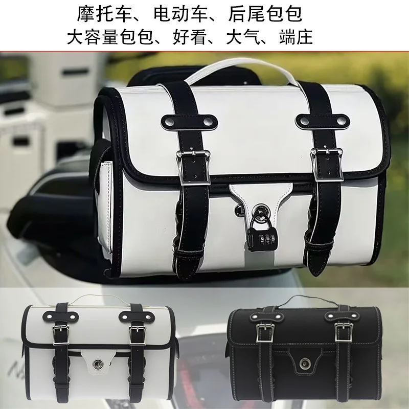 Motorcycle Trunk Bag Storage Scooter Rear Seat Bag for Jinjila 300 Tail Bracket